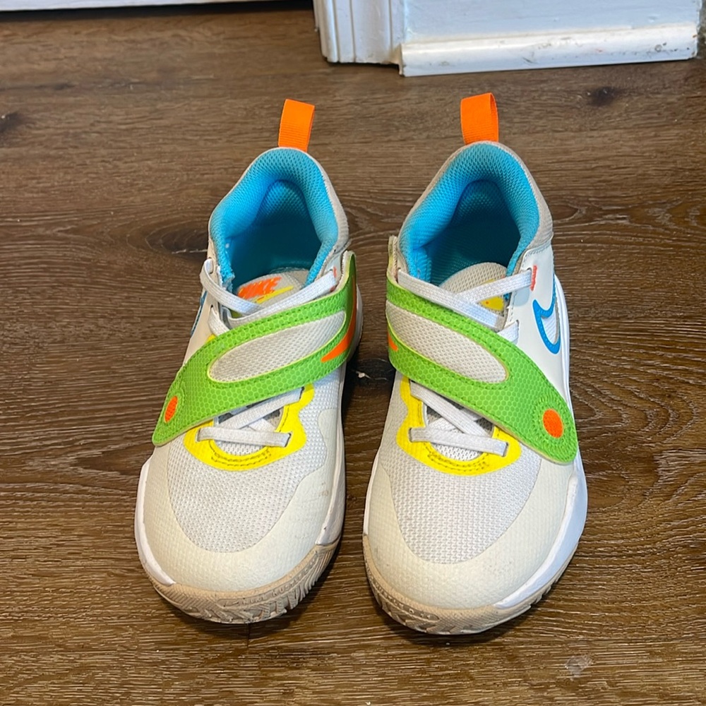 Boy Nike sneakers.